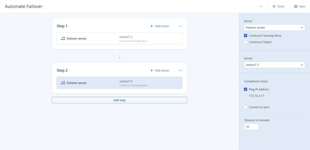Múltiples tiempos de recuperación