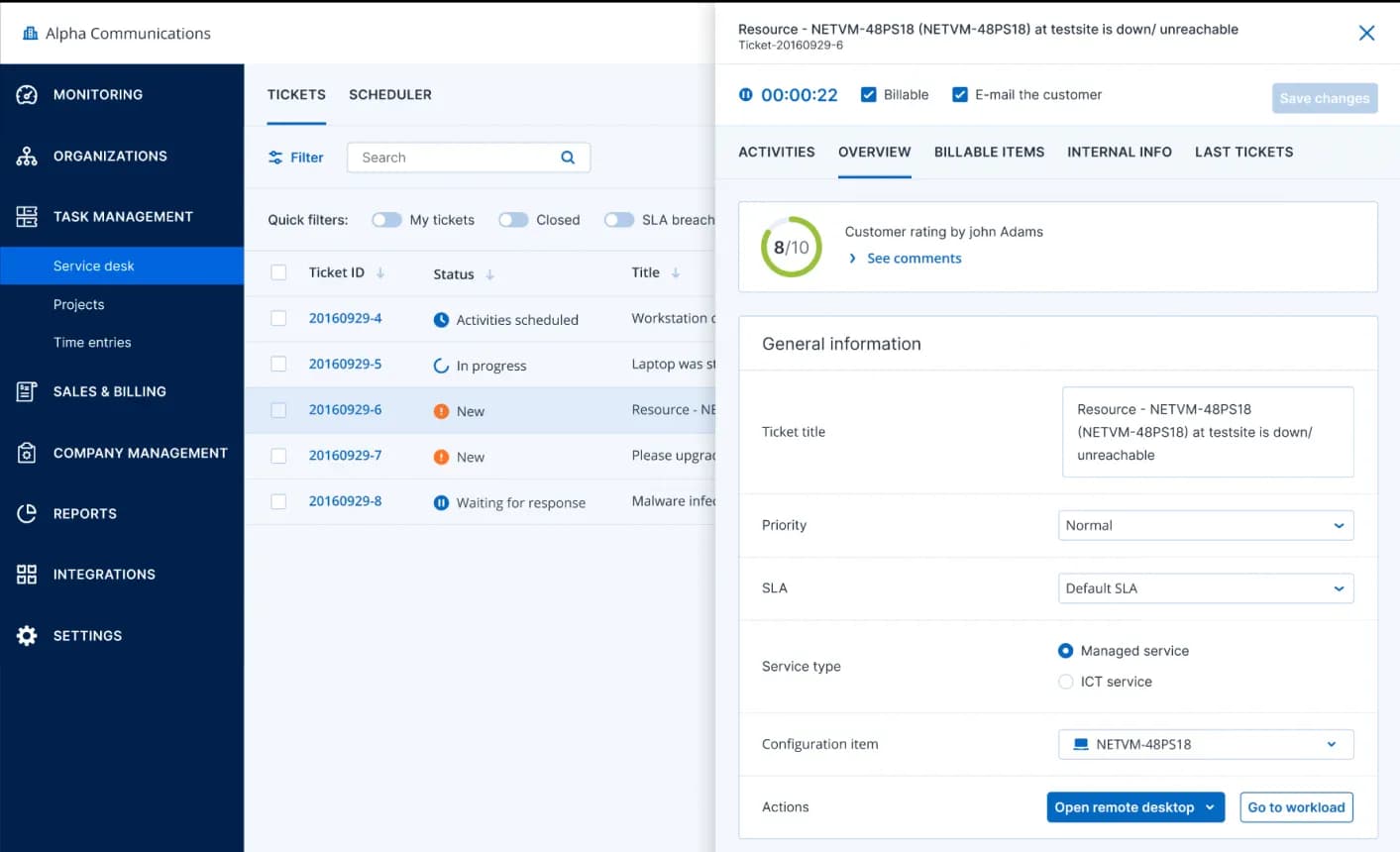 Integración perfecta de RMM