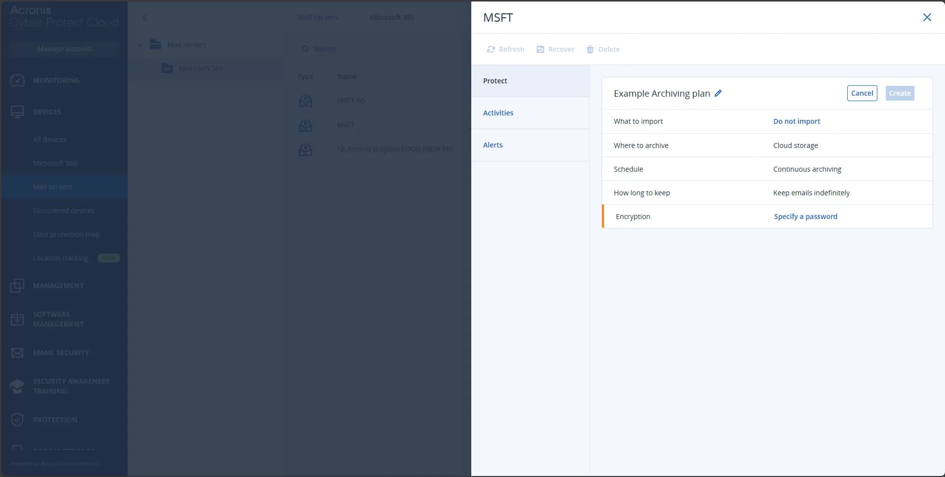Archivado de correo electrónico de Microsoft 365, diseñado para su organización