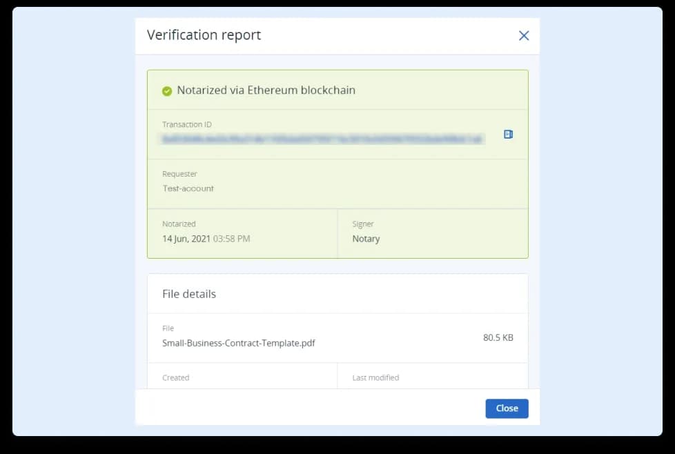 Habilitar la verificación de archivos independiente