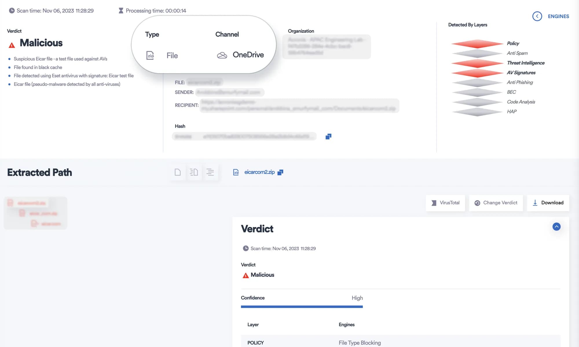 Protección completa de Microsoft 365 con Email Security