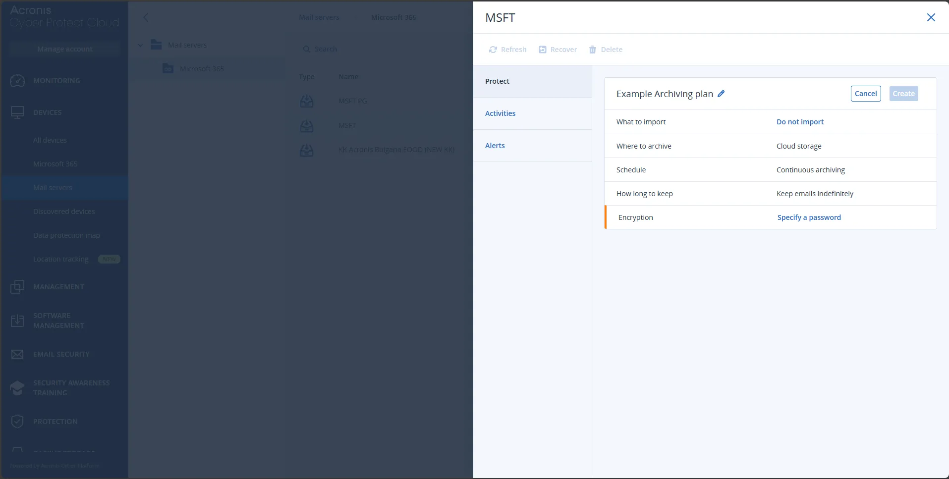 Archivado de correo electrónico de Microsoft 365, diseñado para su organización