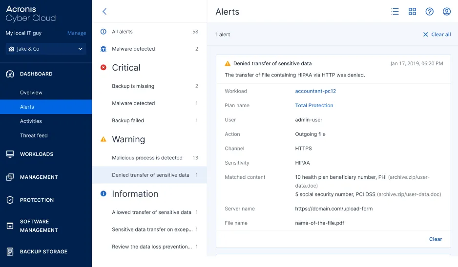 Reduzca los riesgos de fuga de datos y refuerce el cumplimiento