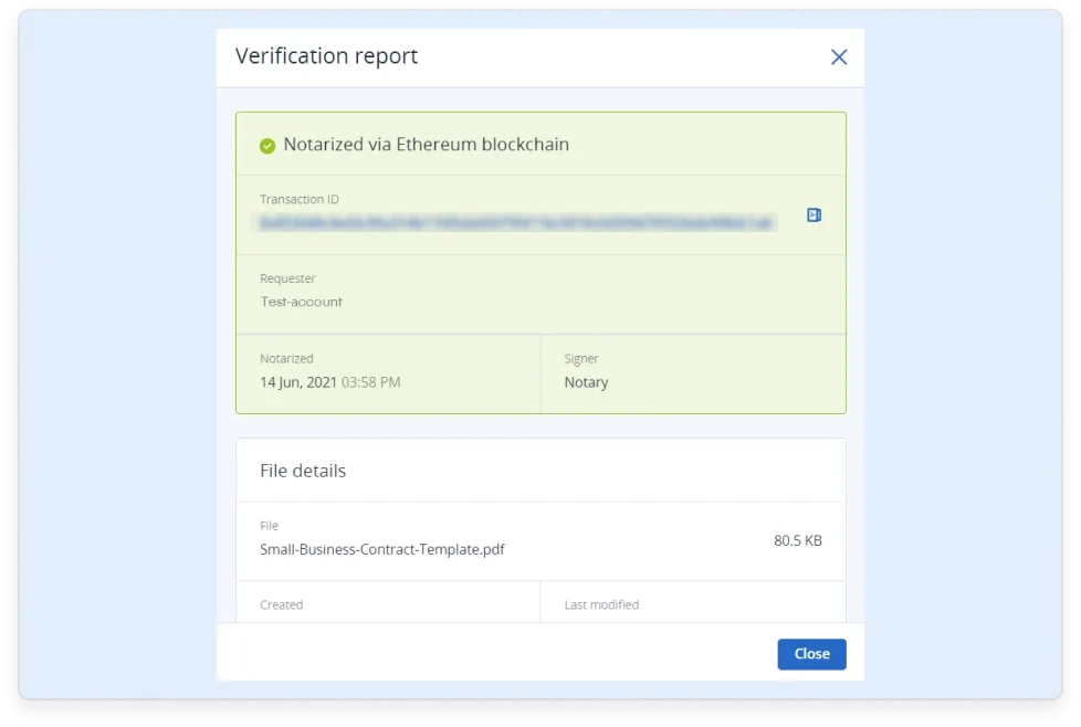 Habilitar la verificación de archivos independiente