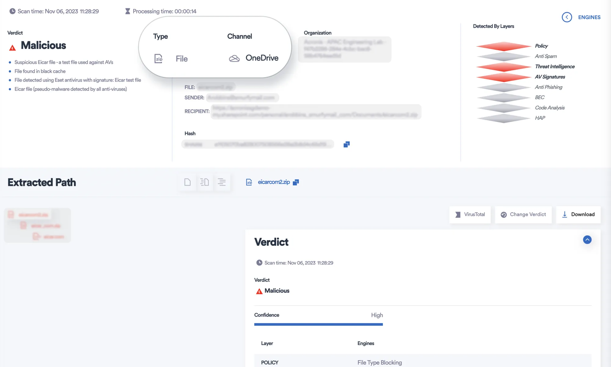 Protección completa de Microsoft 365 con Email Security
