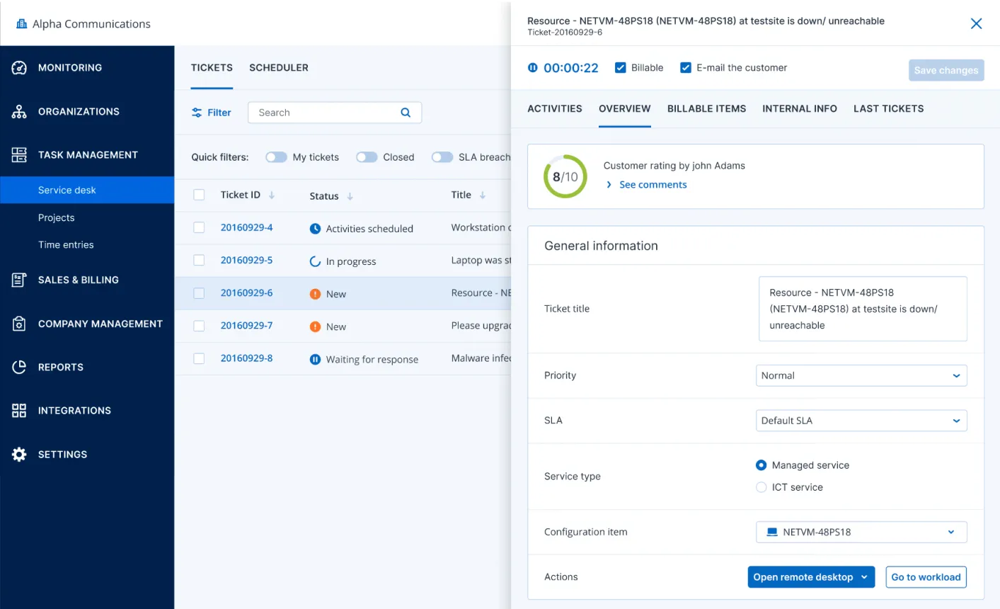 Integración perfecta de RMM