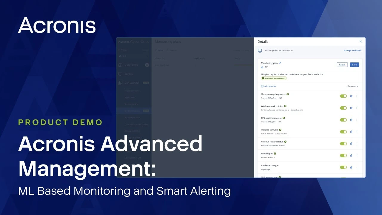 Habilite la gestión de TI proactiva y preventiva con acciones de supervisión y respuesta automática basadas en ML